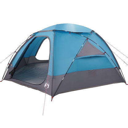vidaXL Dome Tent with Removable Rainfly Blue 8-Person