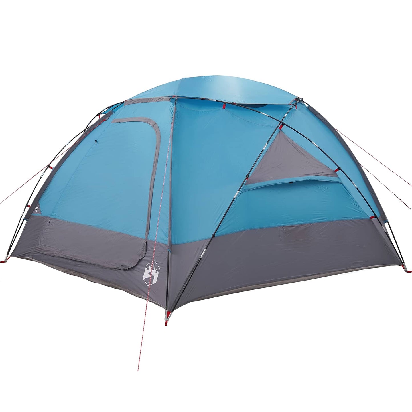 vidaXL Dome Tent with Removable Rainfly Blue 8-Person