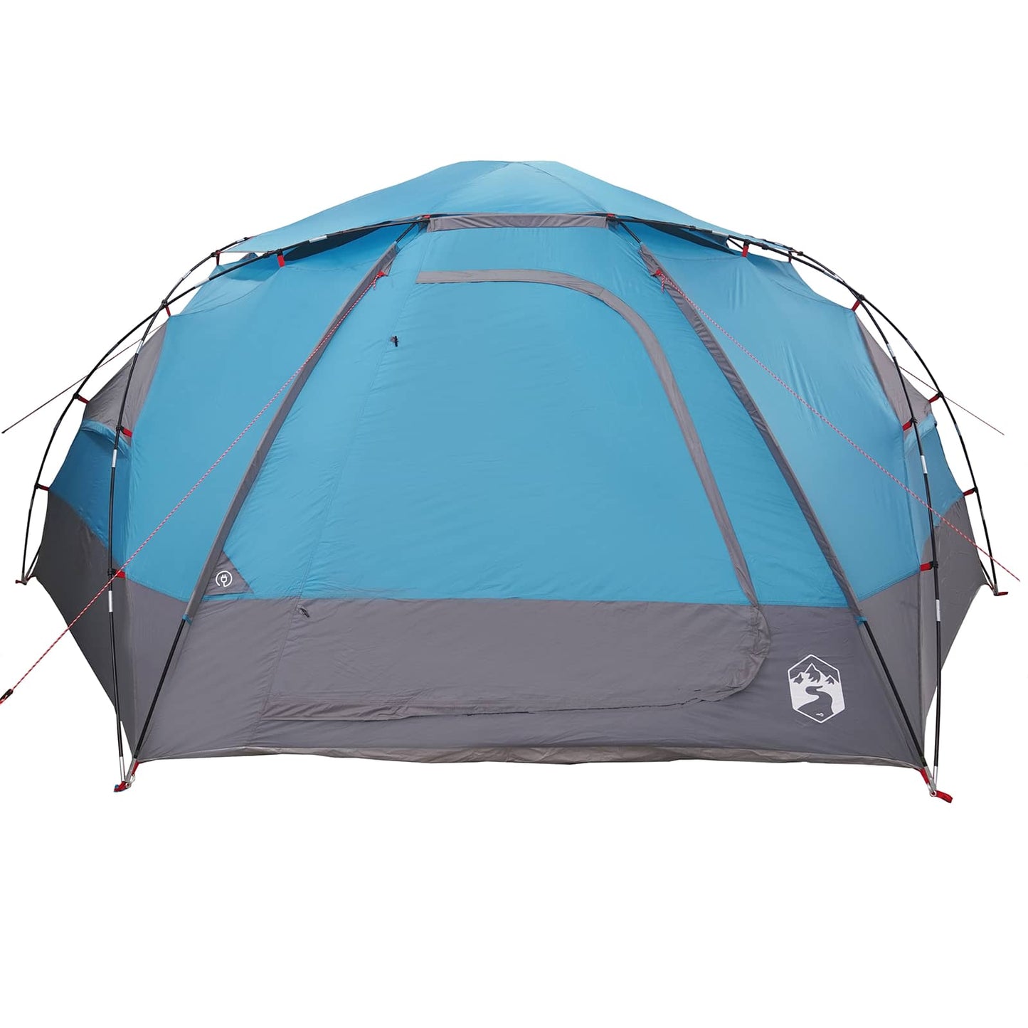 vidaXL Dome Tent with Removable Rainfly Blue 8-Person