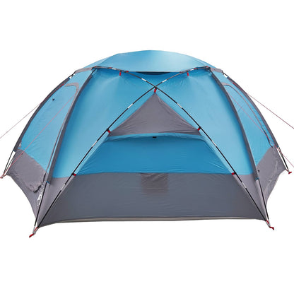 vidaXL Dome Tent with Removable Rainfly Blue 8-Person