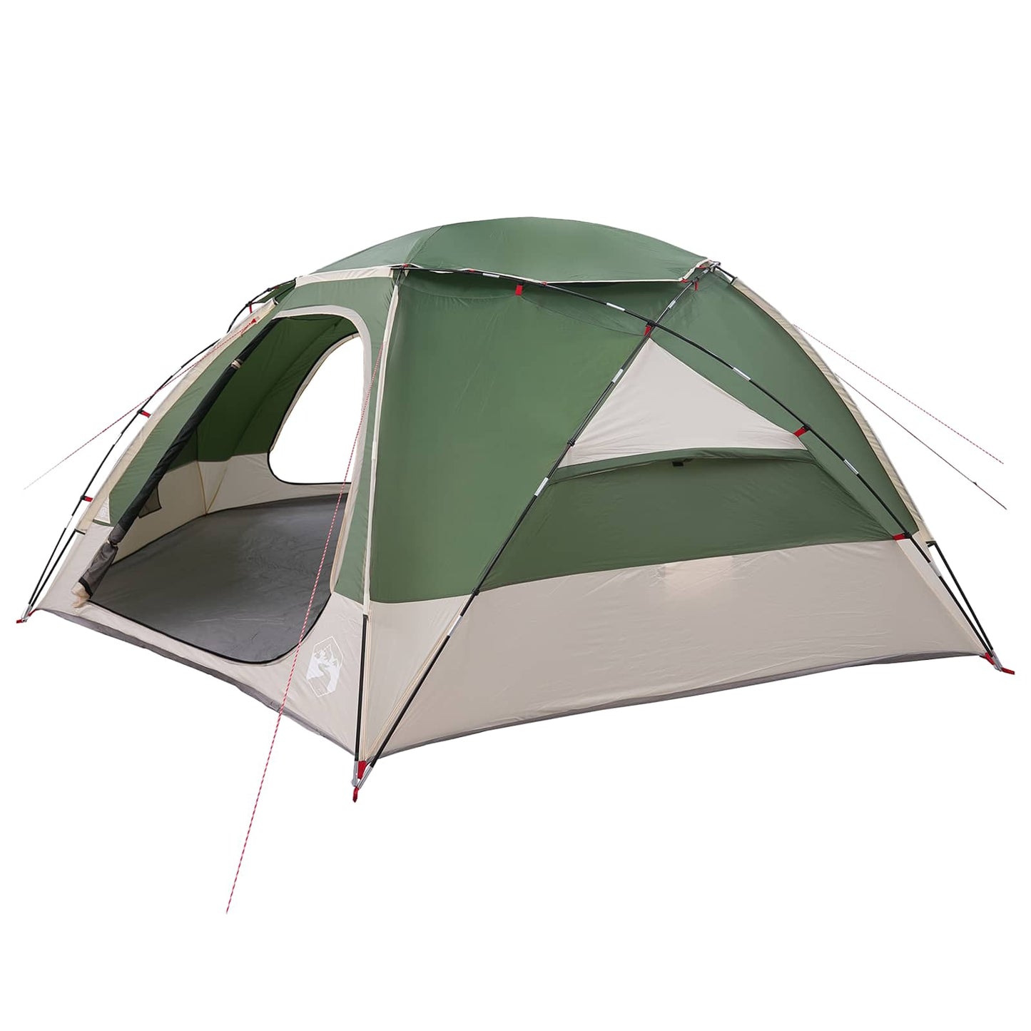 vidaXL Dome Tent with Removable Rainfly Green 12-Person