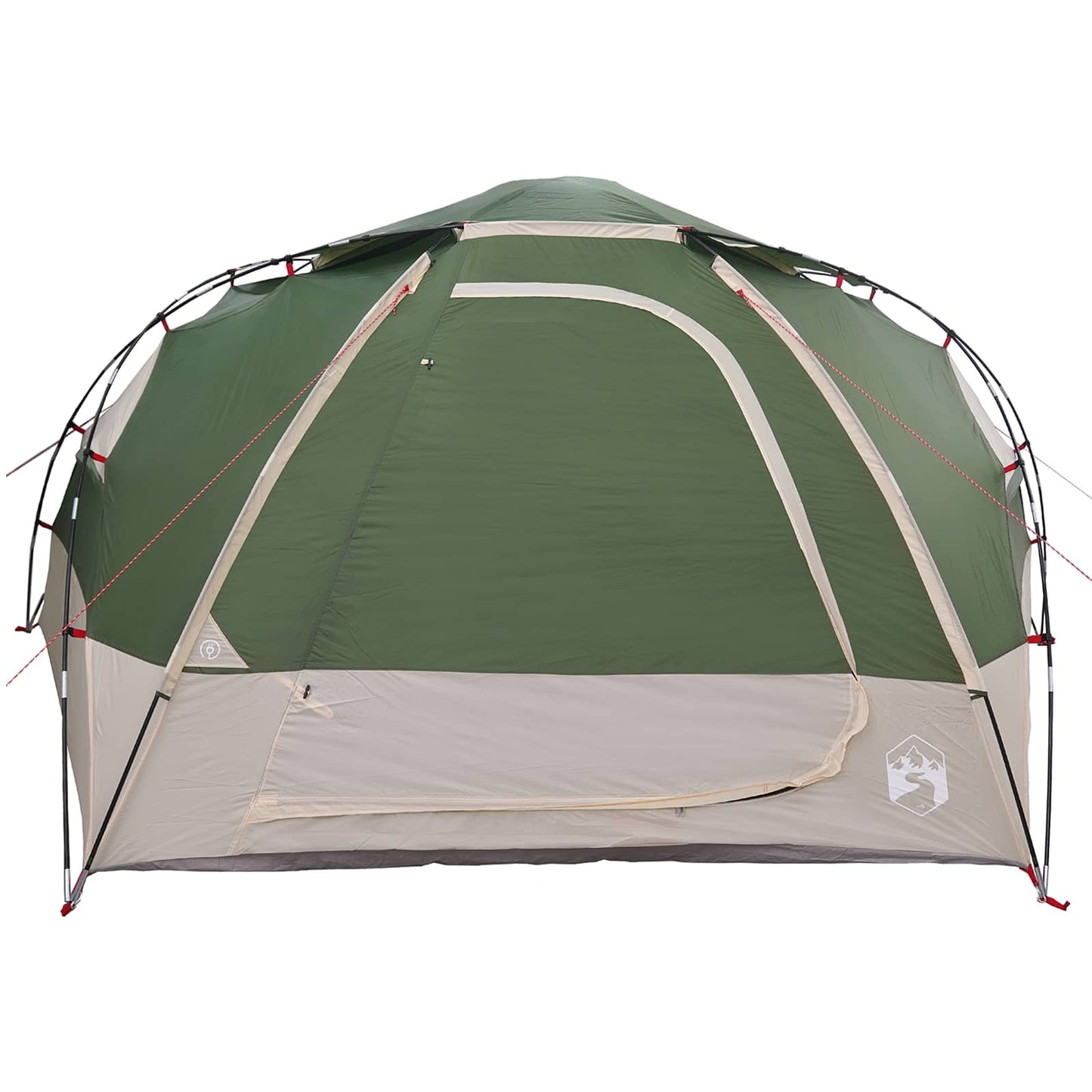 vidaXL Dome Tent with Removable Rainfly Green 12-Person