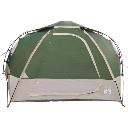 vidaXL Dome Tent with Removable Rainfly Green 12-Person