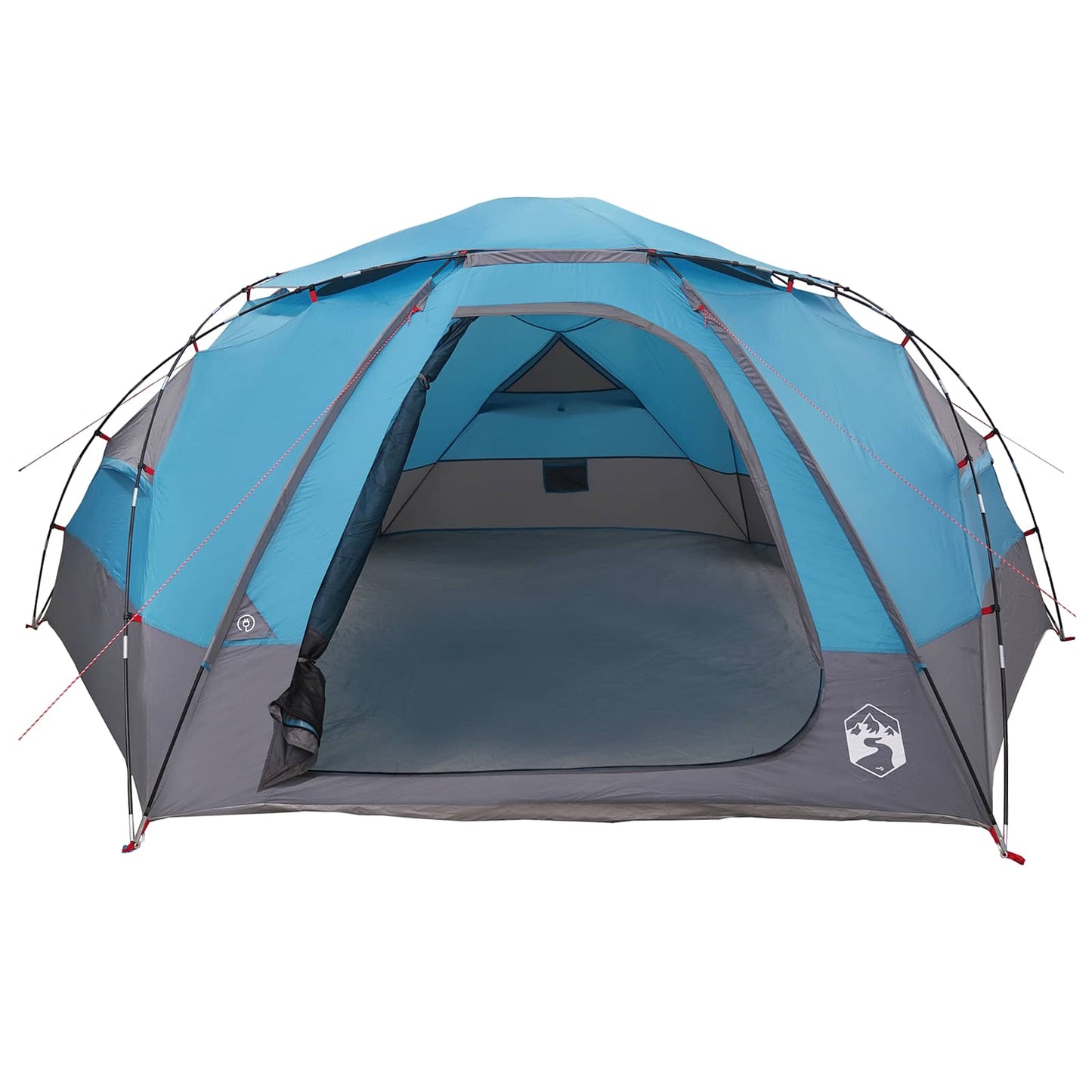 vidaXL Dome Tent with Removable Rainfly Blue 12-Person
