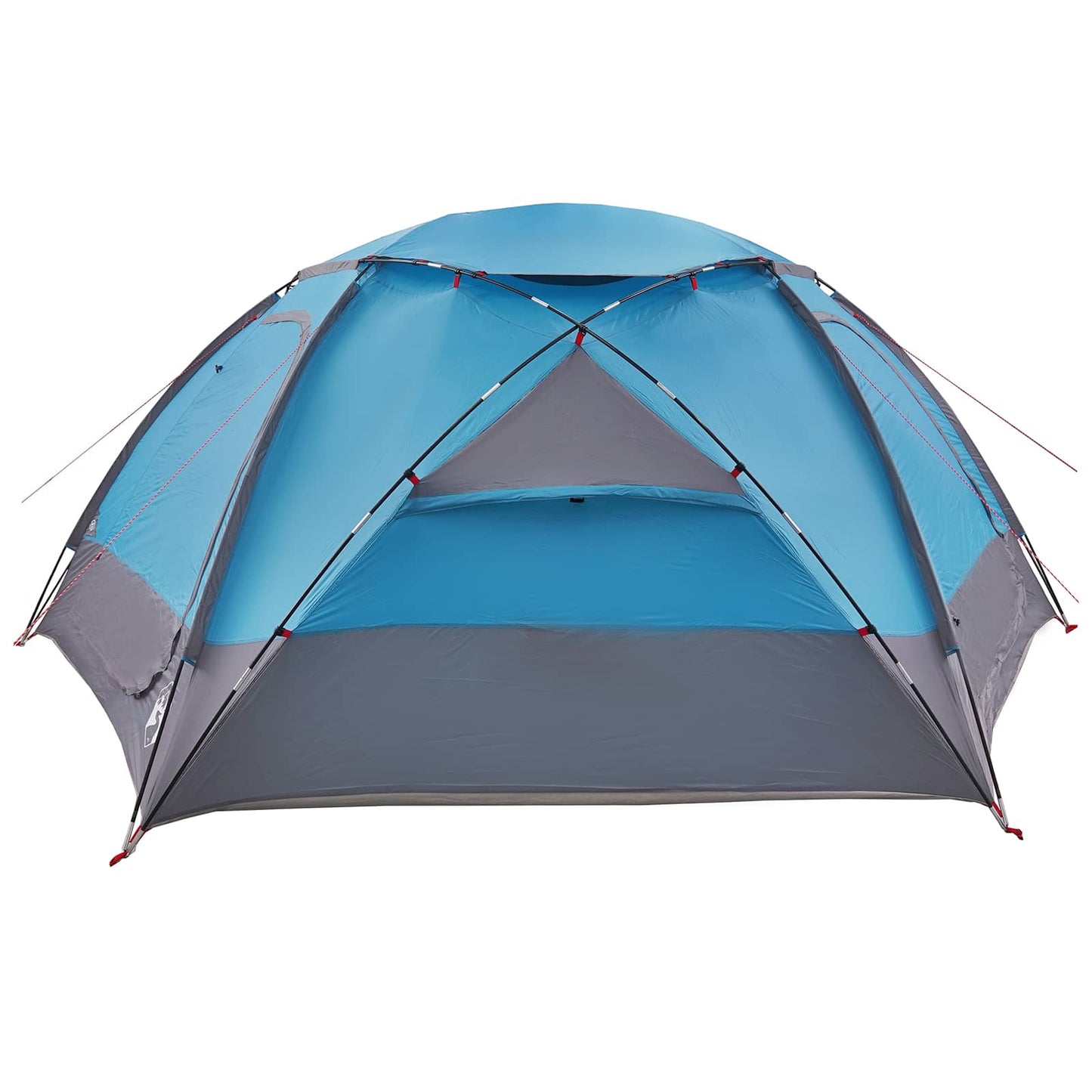 vidaXL Dome Tent with Removable Rainfly Blue 12-Person