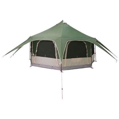 vidaXL Family Tent Green 5-Person 185T Polyester with PU Coating