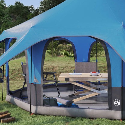 vidaXL Family Tent Blue 5-Person 185T Polyester with PU Coating