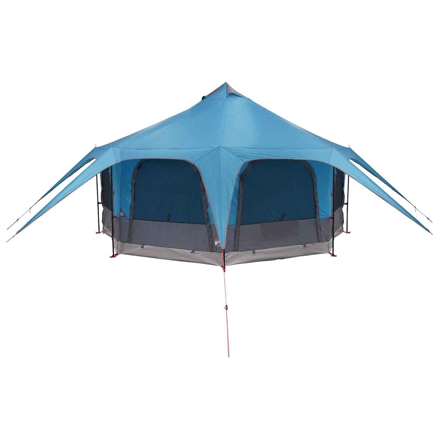 vidaXL Family Tent Blue 5-Person 185T Polyester with PU Coating