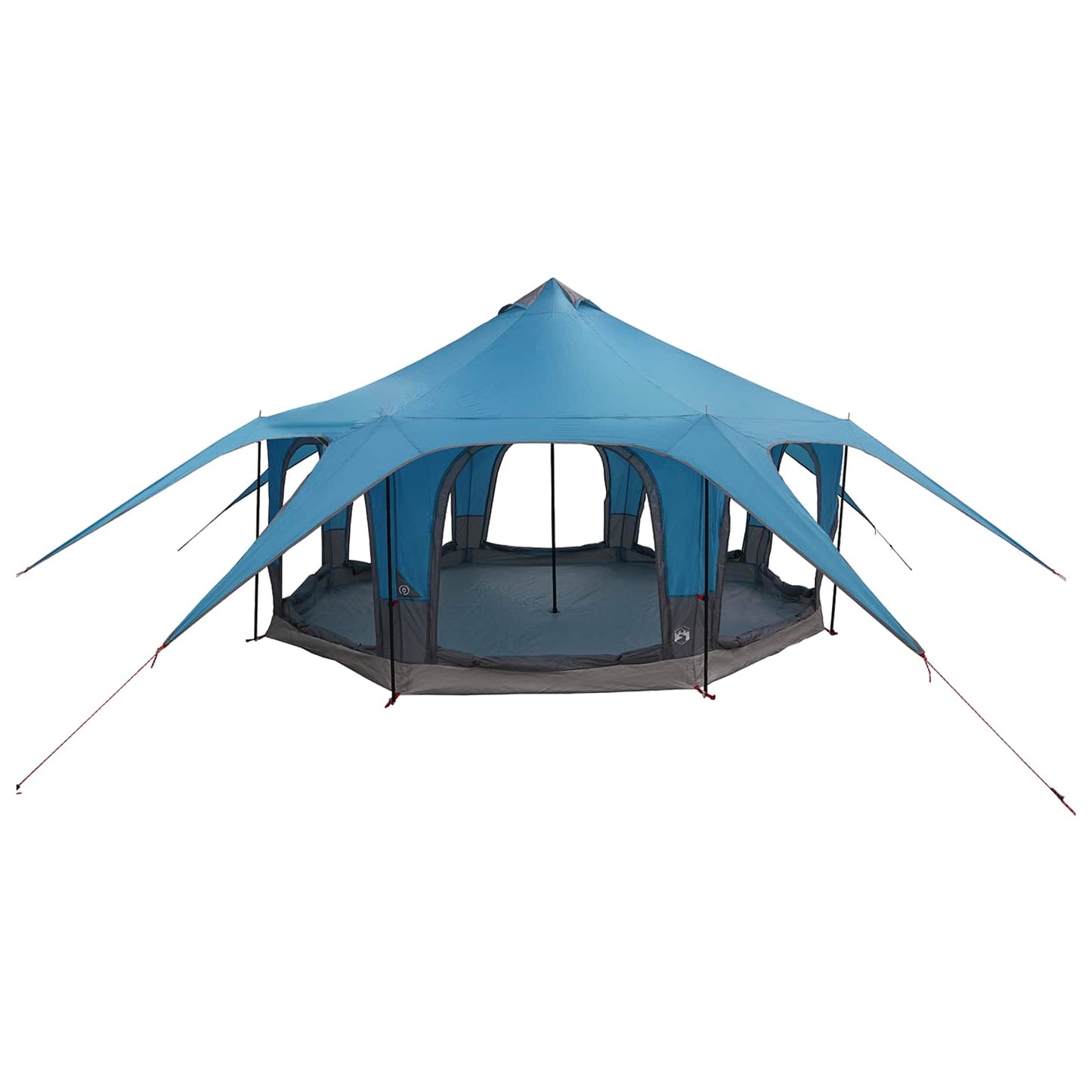 vidaXL Family Tent Blue 5-Person 185T Polyester with PU Coating