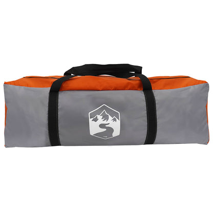 vidaXL Family Tent Grey and Orange 5-Person