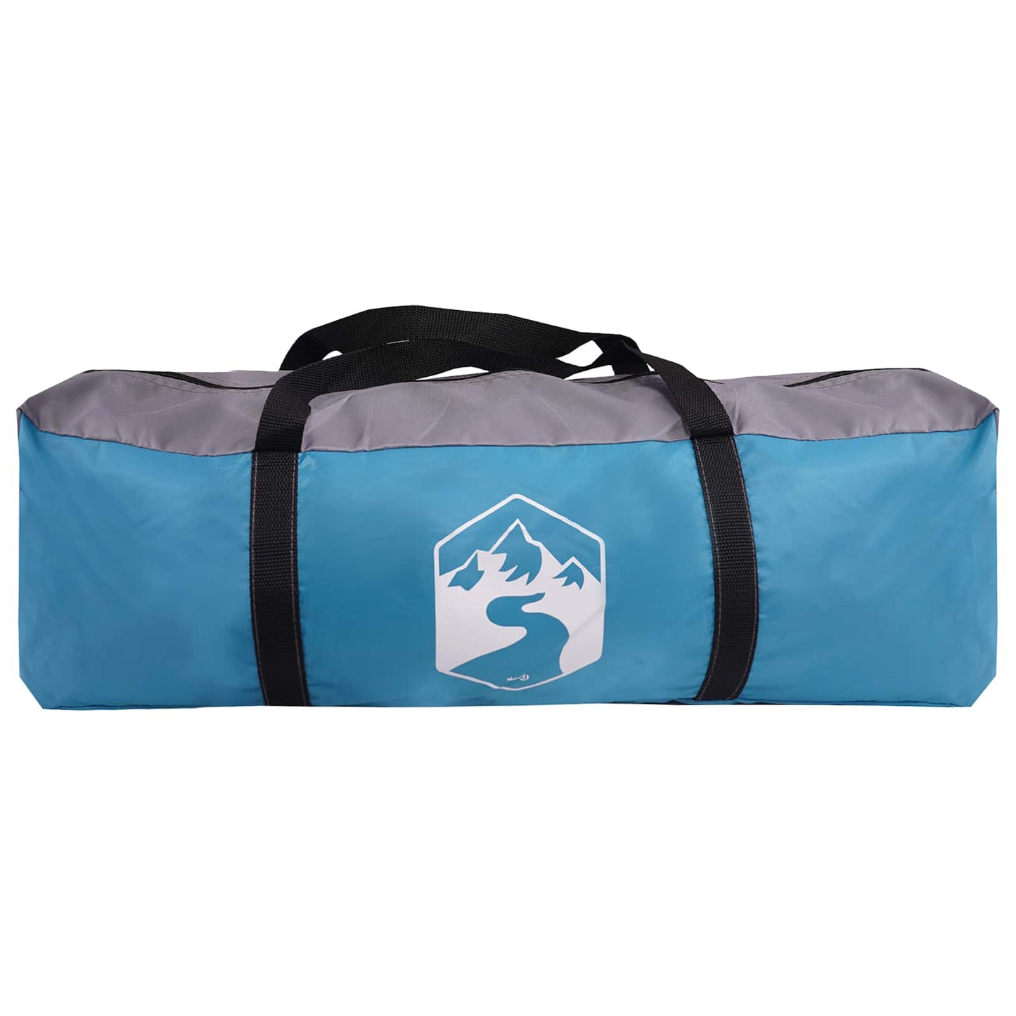 vidaXL Family Tent 18-Person Blue 185T Polyester with PU Coating