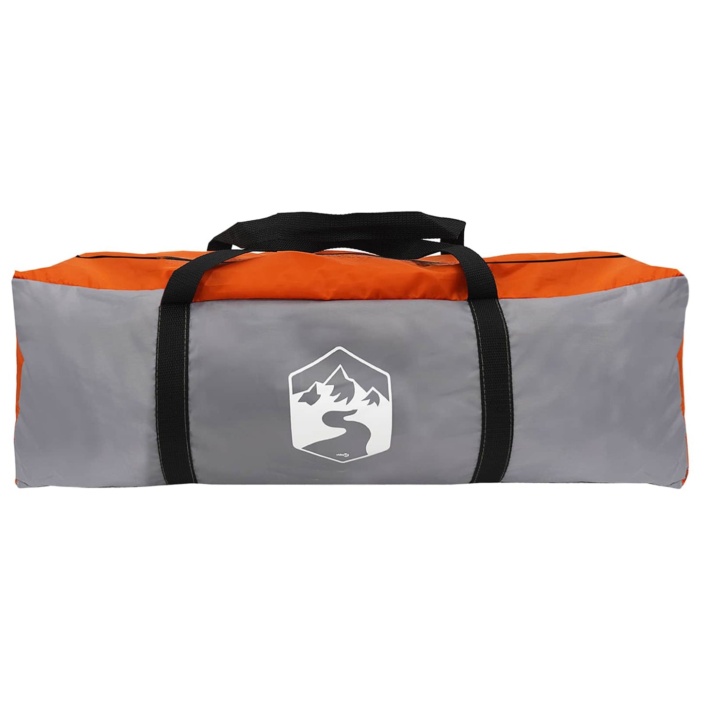vidaXL Family Tent 18-Person Grey and Orange
