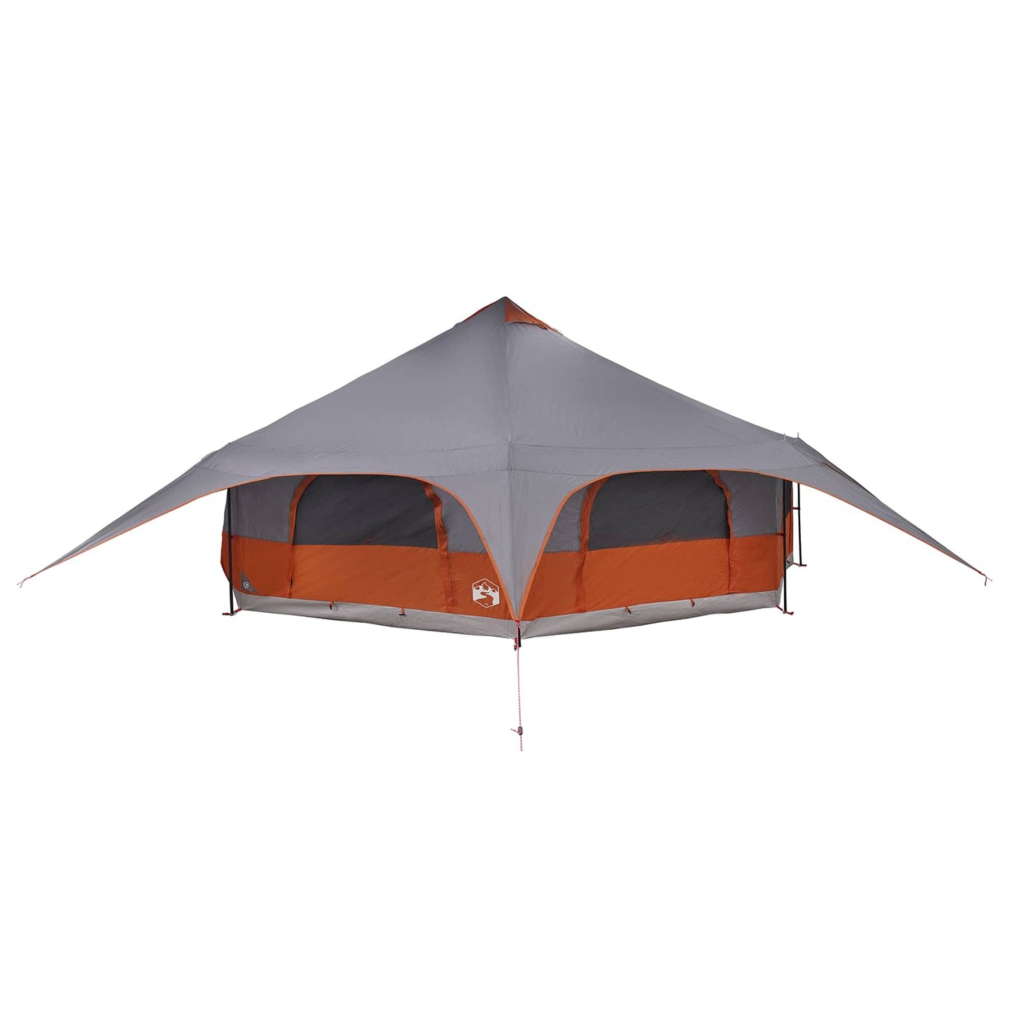 vidaXL Family Tent 18-Person Grey and Orange