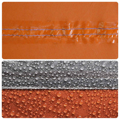 vidaXL Tunnel Tent 520 x 260 x 175 cm Grey and Orange