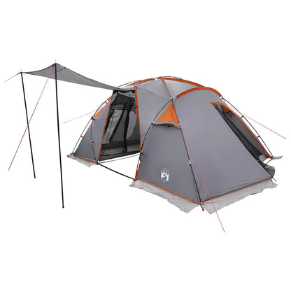 vidaXL Tunnel Tent Grey and Orange 520 x 260 x 175 cm