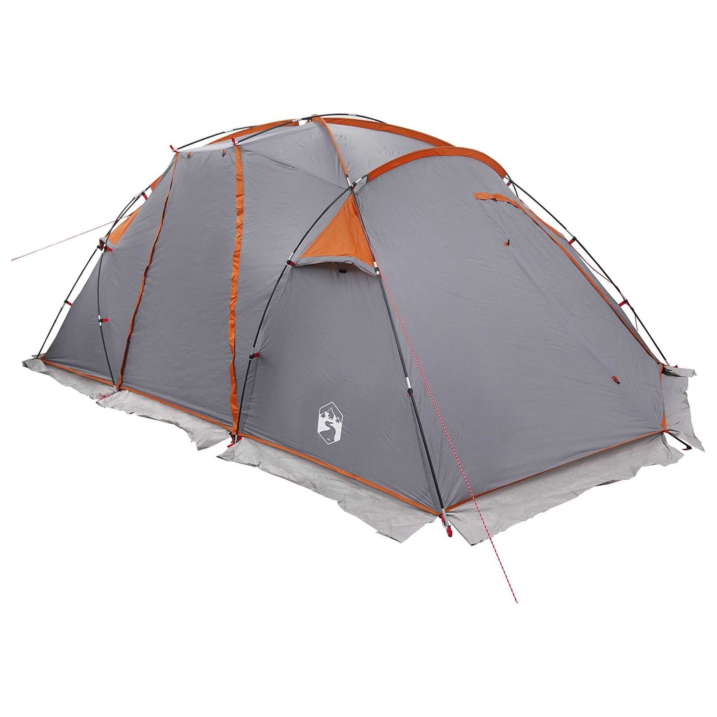vidaXL Tunnel Tent 520 x 260 x 175 cm Grey and Orange