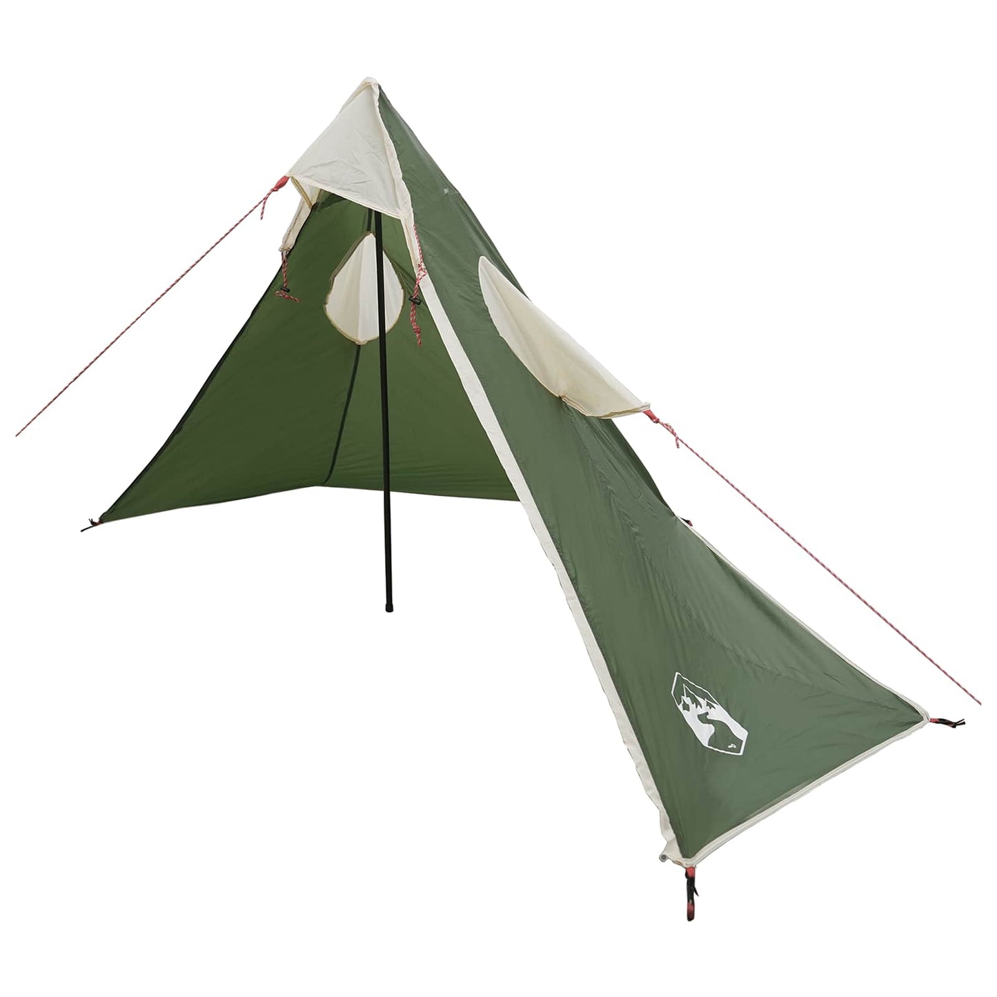 vidaXL 2-in-1 Rain Poncho with Hood Green 262 x 126 x 130 cm