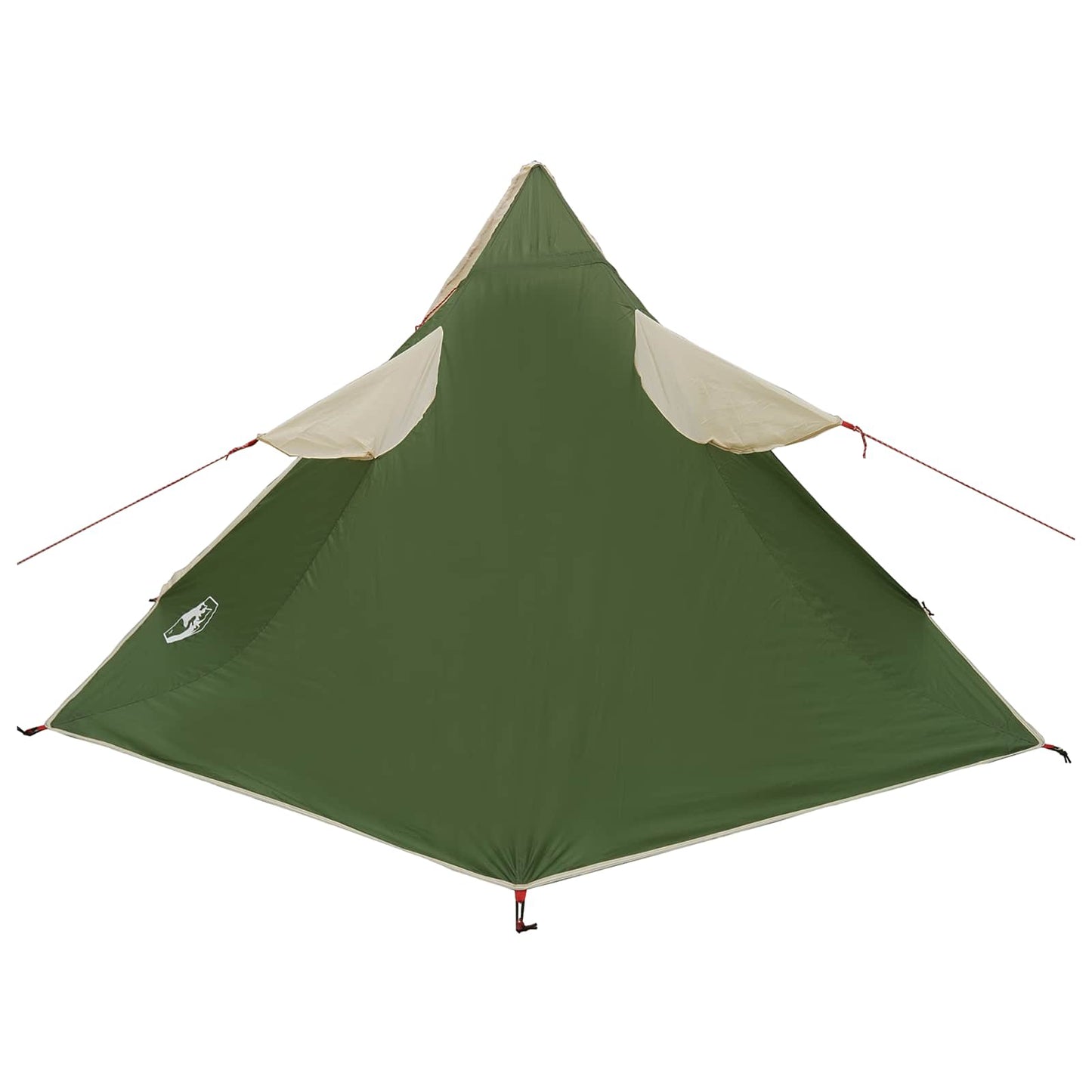 vidaXL 2-in-1 Rain Poncho with Hood Green 262 x 126 x 130 cm