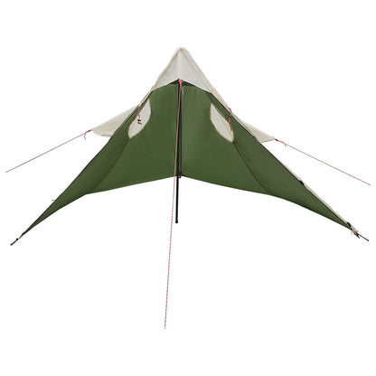 vidaXL 2-in-1 Rain Poncho with Hood Green 262 x 126 x 130 cm