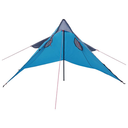 vidaXL 2-in-1 Rain Poncho with Hood Blue 262 x 126 x 130 cm