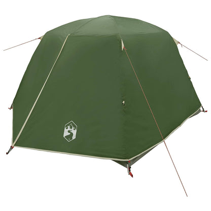 vidaXL Backpacking Tent Green 2-Person 185T Polyester with PU Coating