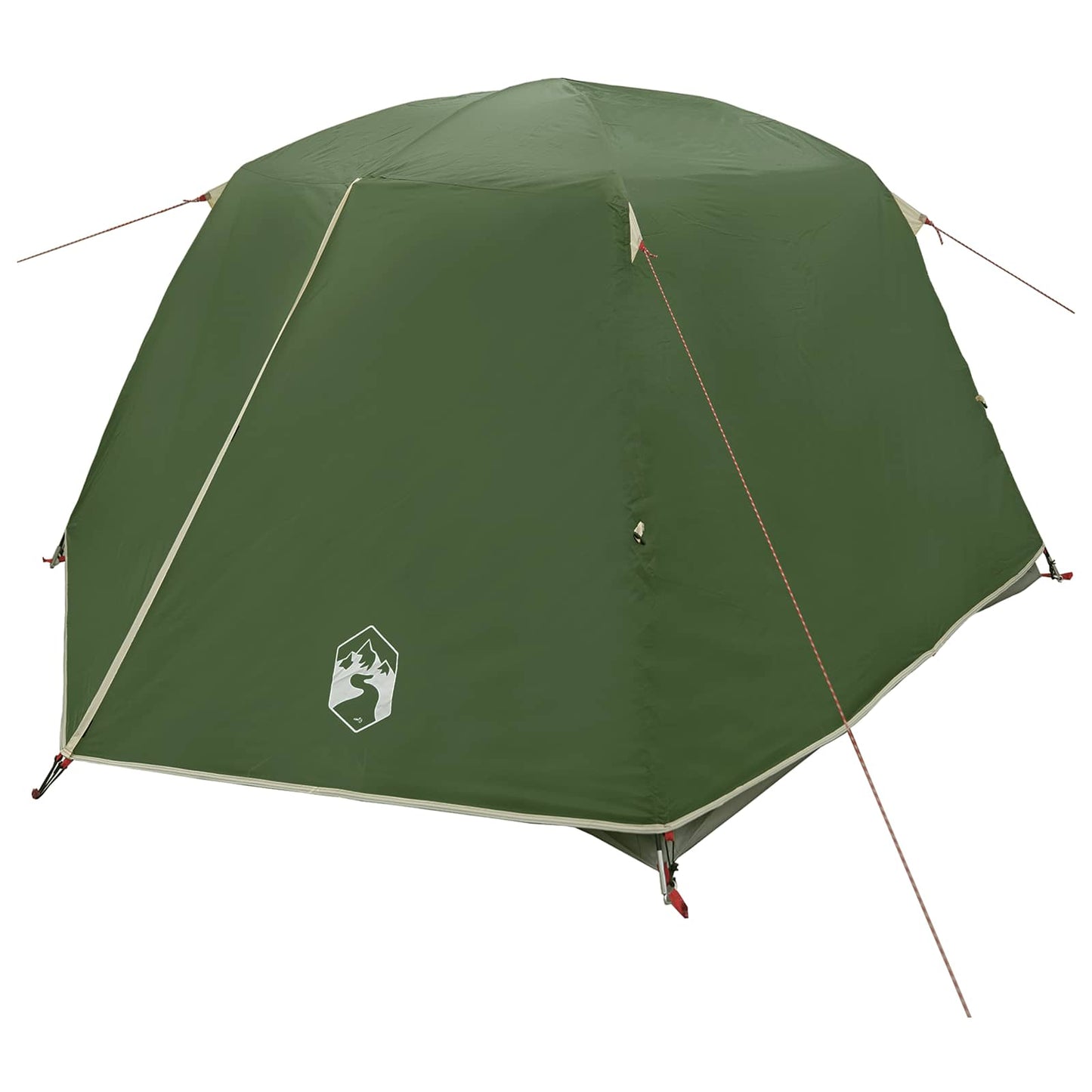 vidaXL Backpacking Tent Green 2-Person 185T Polyester with PU Coating