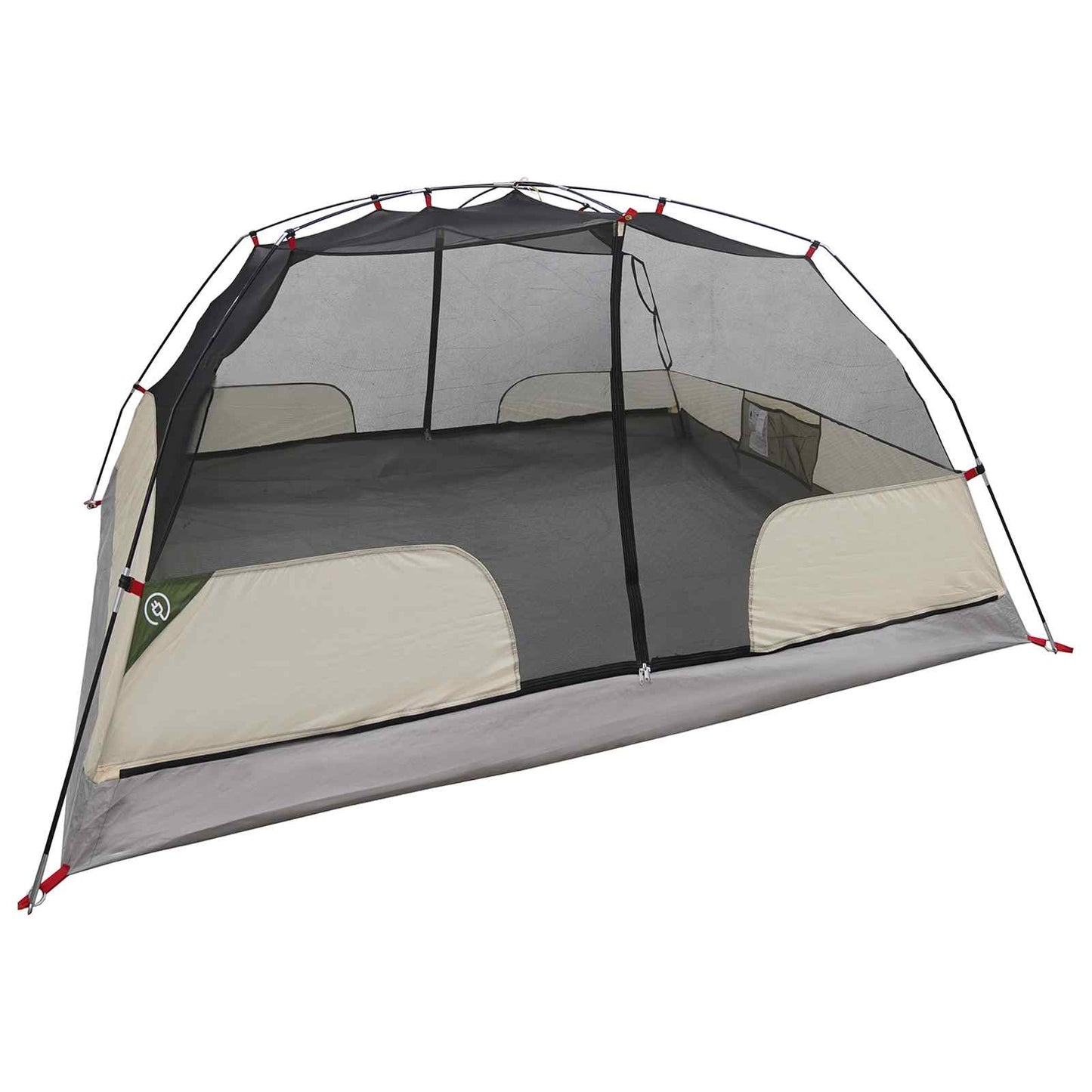 vidaXL Backpacking Tent Green 2-Person 185T Polyester with PU Coating