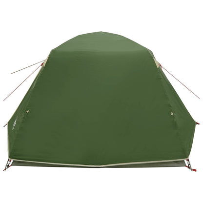 vidaXL Backpacking Tent Green 2-Person 185T Polyester with PU Coating