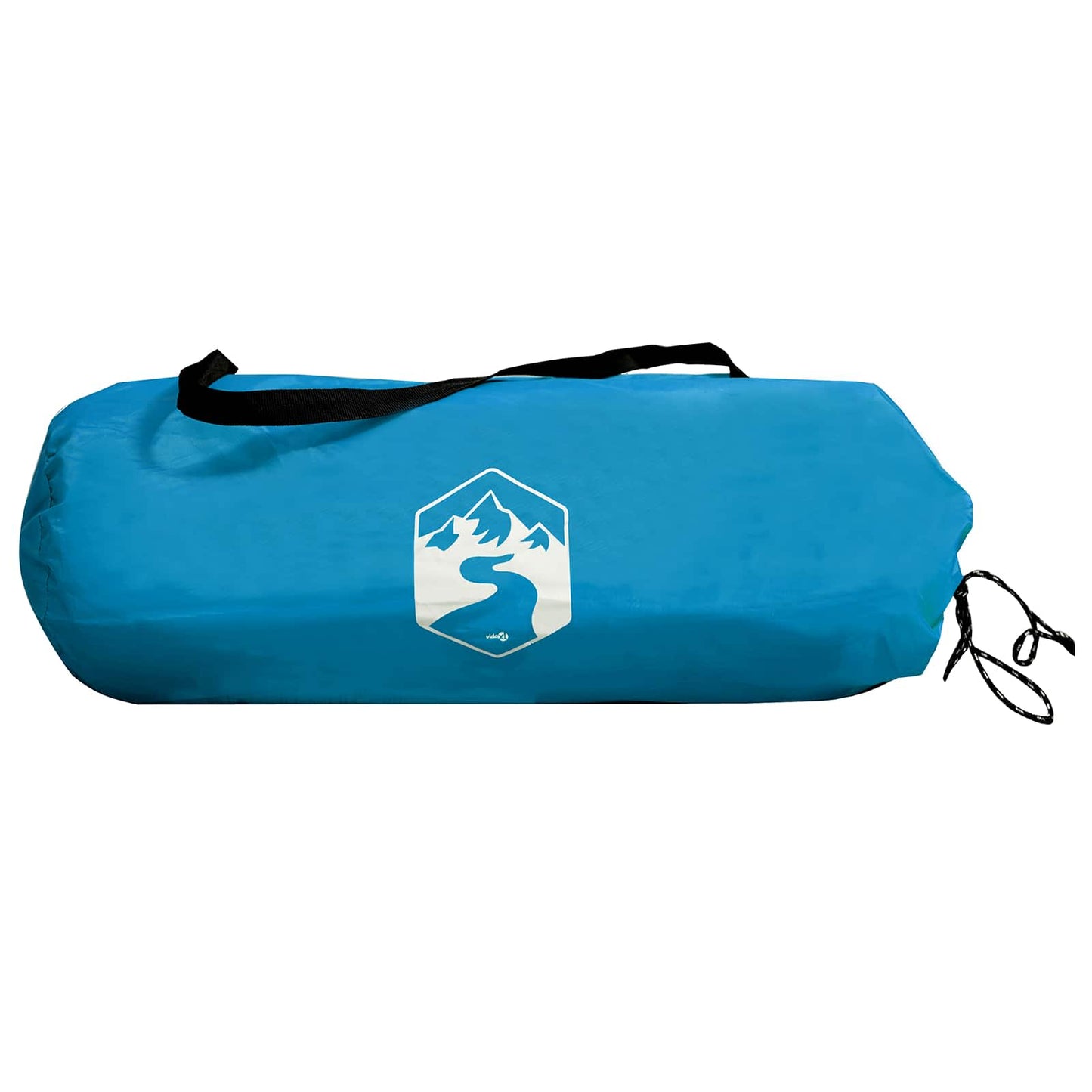 vidaXL Backpacking Tent Blue 2-Person 185T Polyester with PU Coating
