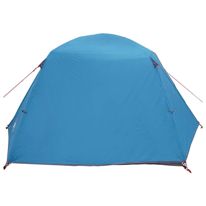 vidaXL Backpacking Tent Blue 2-Person 185T Polyester with PU Coating