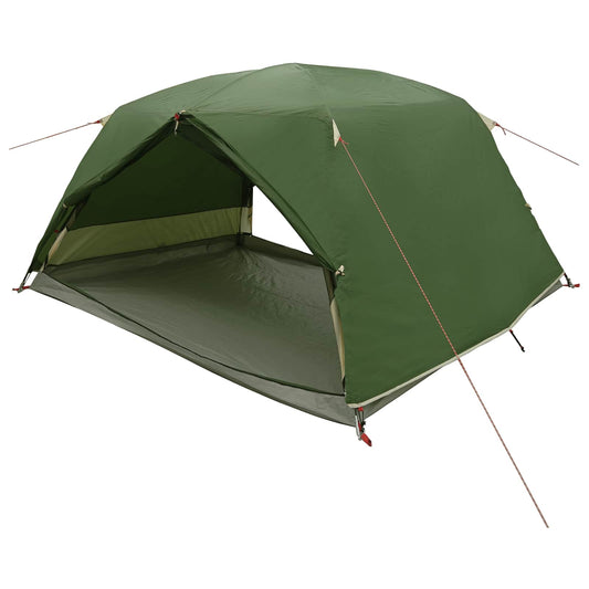 vidaXL Backpacking Tent Green 4-Person 185T Polyester with PU Coating