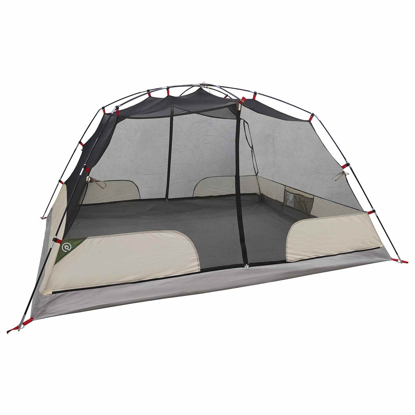 vidaXL Backpacking Tent Green 4-Person 185T Polyester with PU Coating