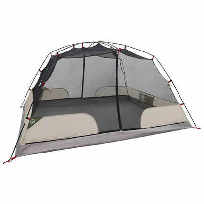 vidaXL Backpacking Tent Green 4-Person 185T Polyester with PU Coating