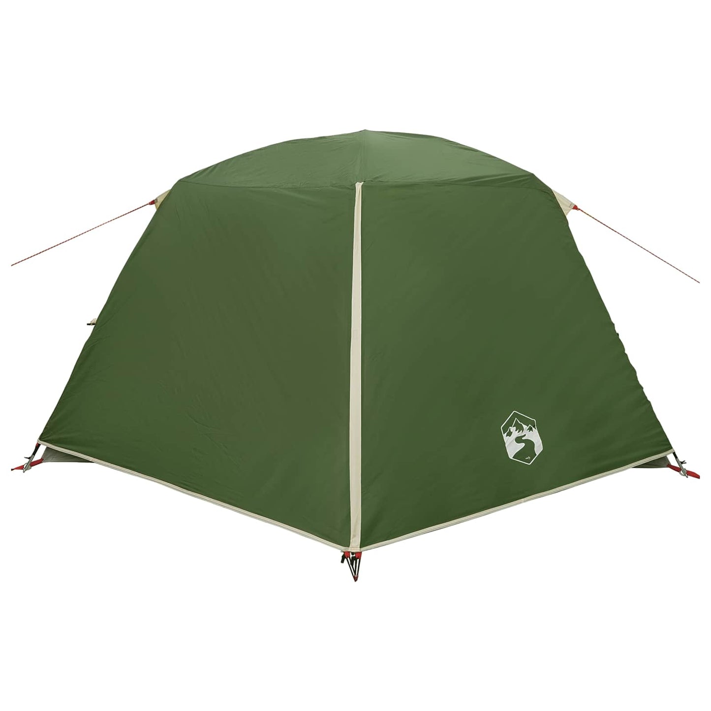 vidaXL Backpacking Tent Green 4-Person 185T Polyester with PU Coating