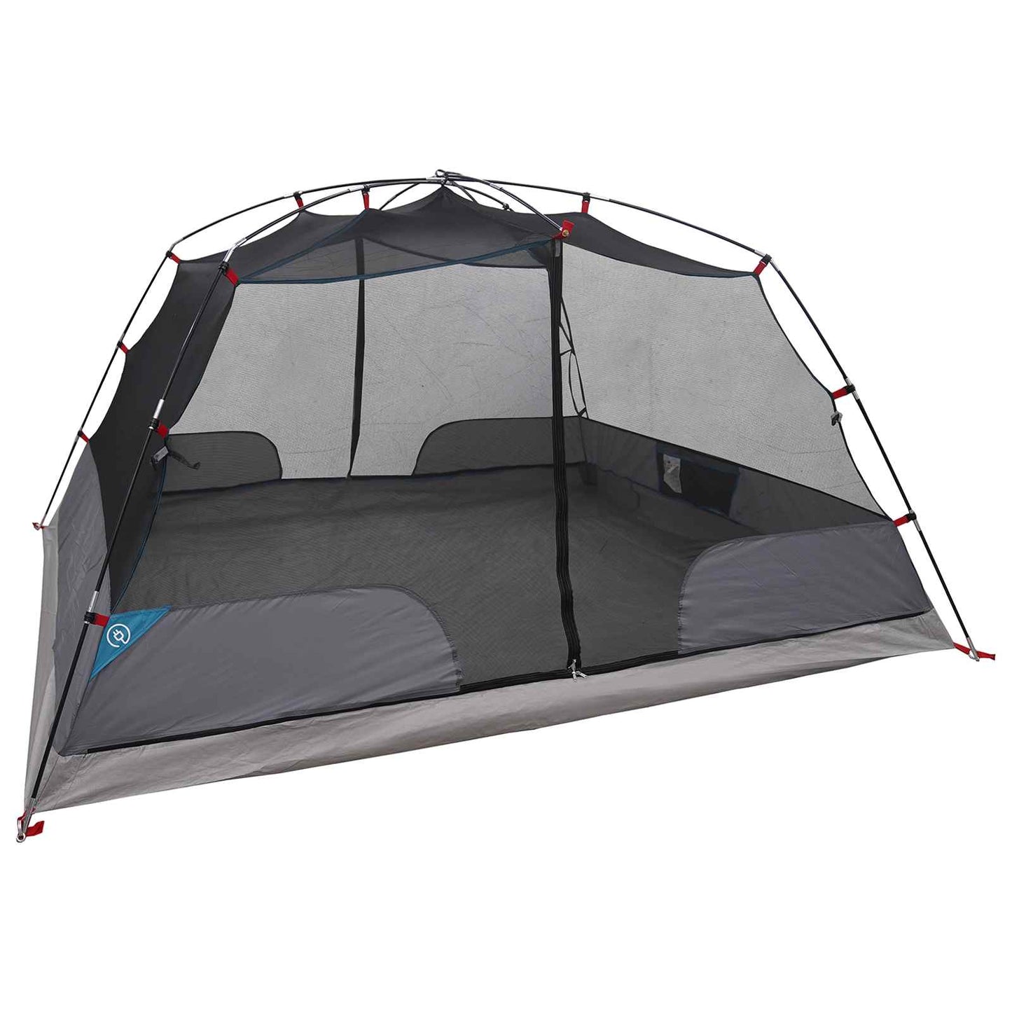 vidaXL Backpacking Tent Blue 4-Person 185T Polyester with PU Coating