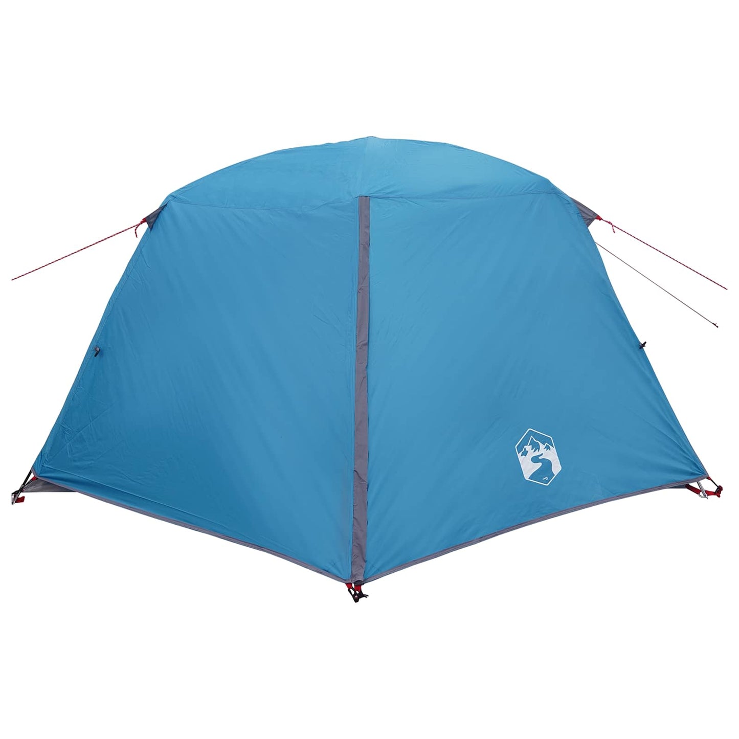 vidaXL Backpacking Tent Blue 4-Person 185T Polyester with PU Coating