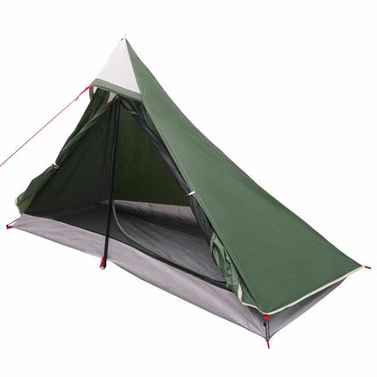 vidaXL Backpacking Tent Green 222 x 85 x 125 cm