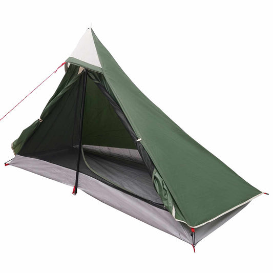 vidaXL Backpacking Tent Green 222 x 85 x 125 cm