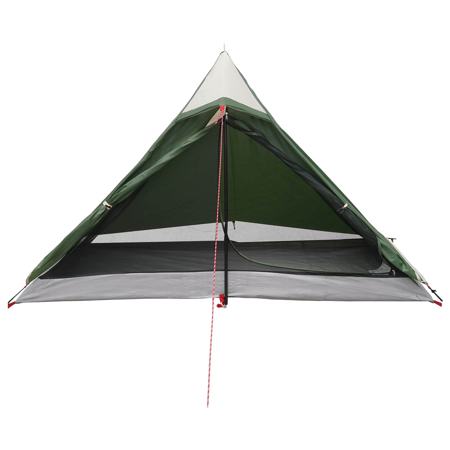 vidaXL Backpacking Tent Green 222 x 85 x 125 cm