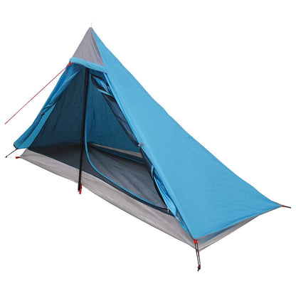 vidaXL Backpacking Tent Blue 222 x 85 x 125 cm