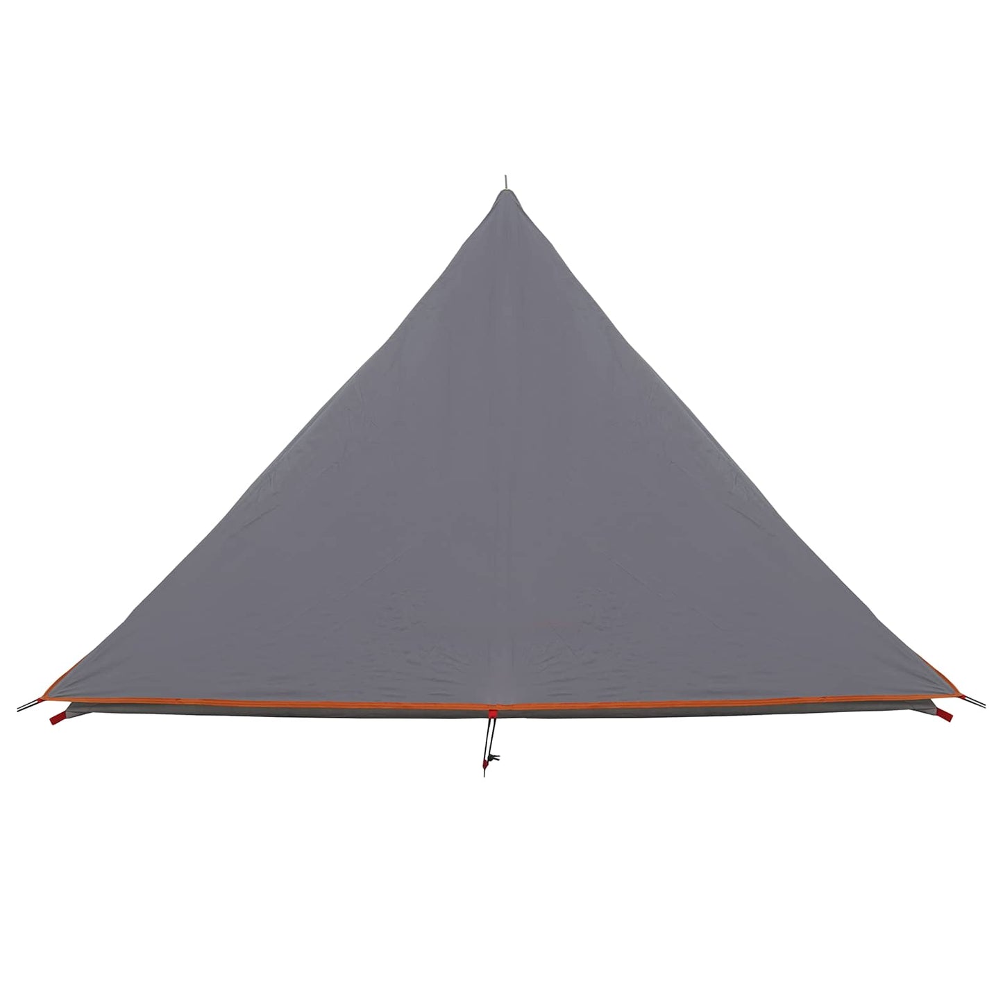 vidaXL Backpacking Tent Grey and Orange 222 x 85 x 125 cm
