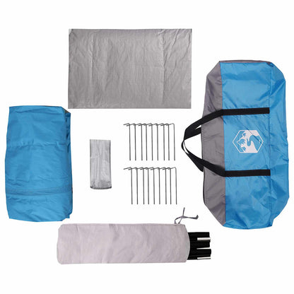 vidaXL Tunnel Tent Blue 475 x 220 x 192 cm