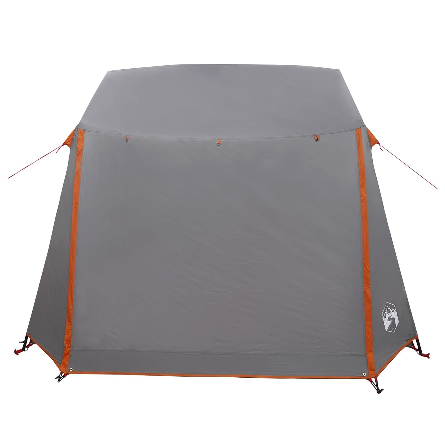 vidaXL Tunnel Tent Grey and Orange 275 x 240 x 200 cm