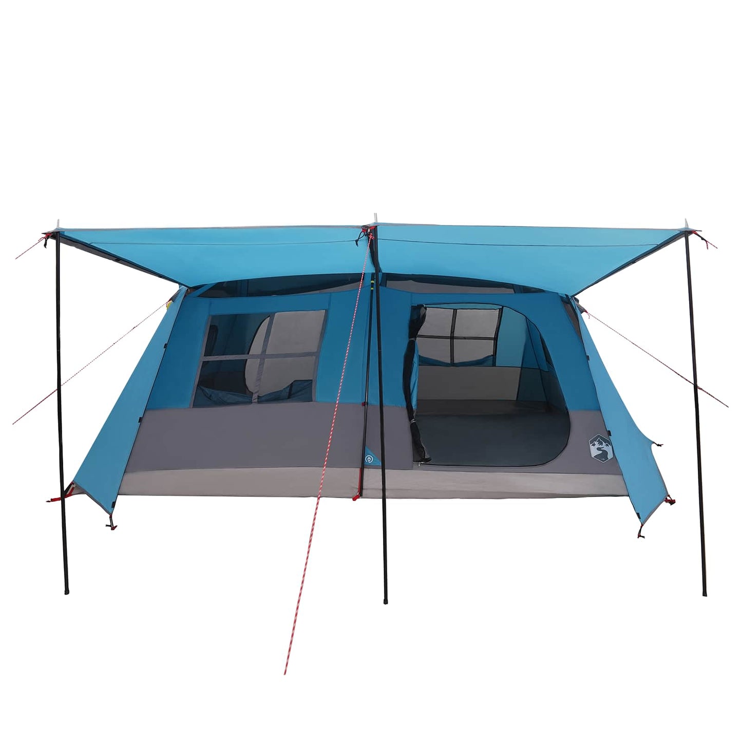 vidaXL Tunnel Tent Blue 400 x 278 x 182 cm