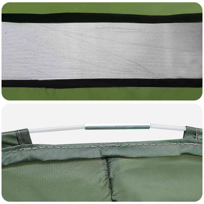 vidaXL Pop-up Toilet Tent with Hanging Rope Green 97 x 126 cm