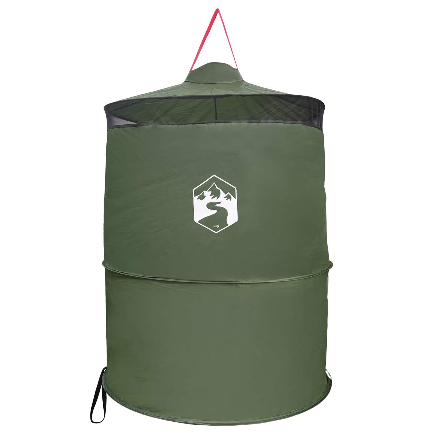 vidaXL Pop-up Toilet Tent with Hanging Rope Green 97 x 126 cm