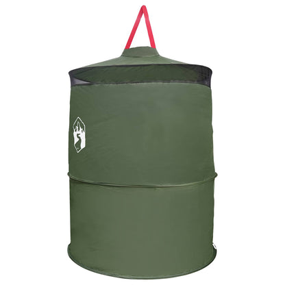 vidaXL Pop-up Toilet Tent with Hanging Rope Green 97 x 126 cm
