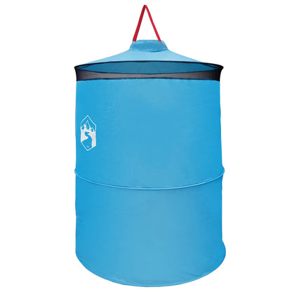 vidaXL Pop-up Toilet Tent with Hanging Rope Blue 97 x 126 cm