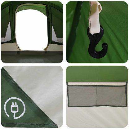 vidaXL Tunnel Tent Green 560 x 395 x 212 cm