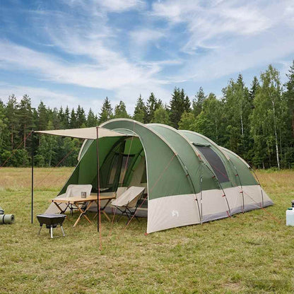 vidaXL Tunnel Tent Green 560 x 395 x 212 cm